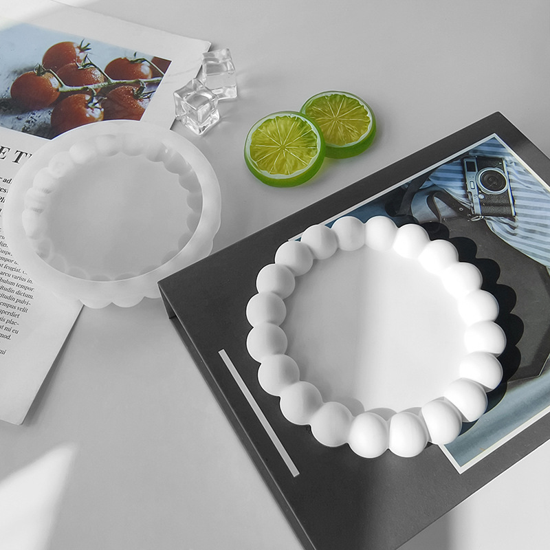 Coaster Mold Round - (BF06) Moldes de silicona para almohadillas