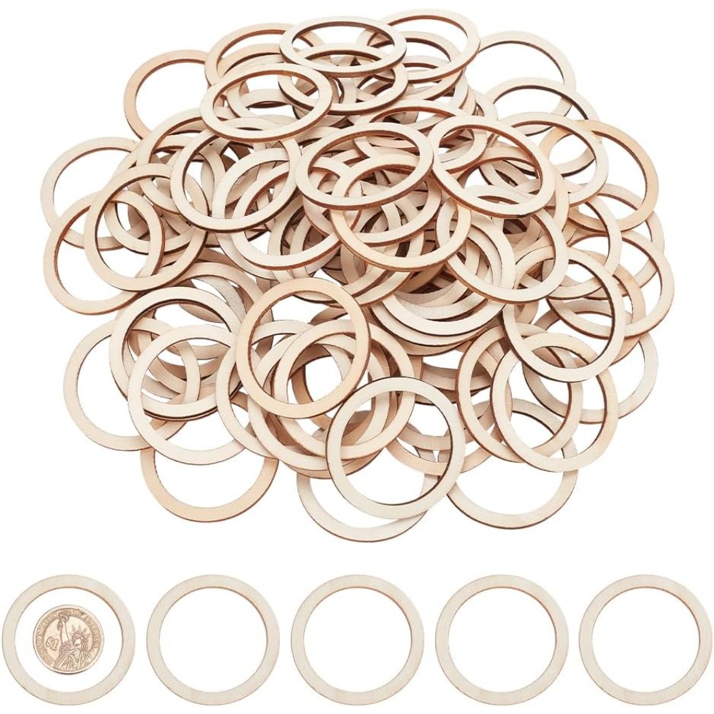 Wood Ring Blank - Piezas de madera sin terminar con