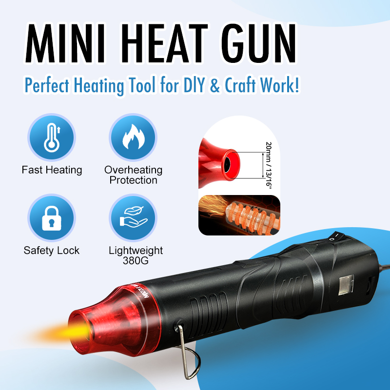 Heat Gun Small - Pistola de aire caliente de 220V,