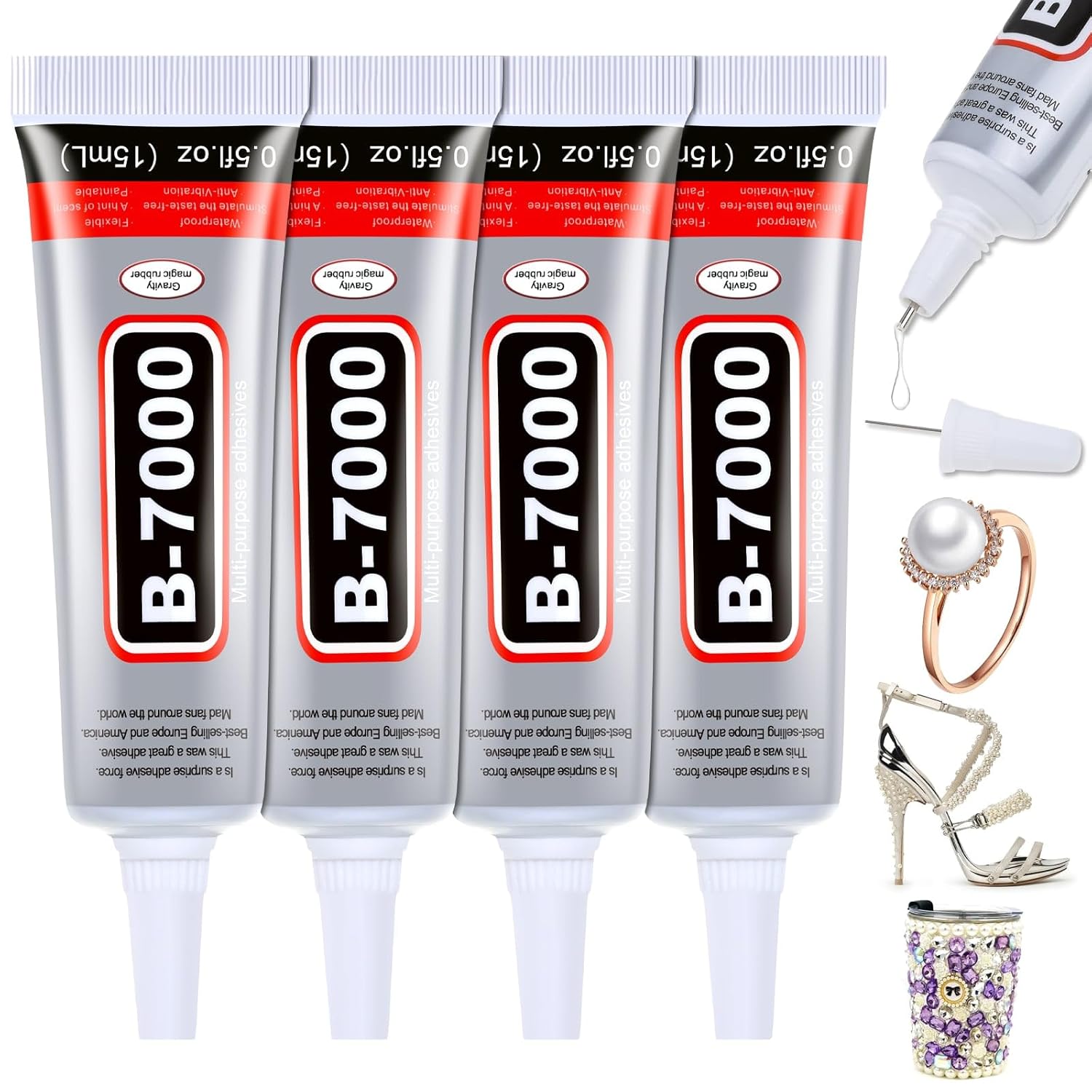 Resin Crafts - 1-10 Piezas de Pegamento Superfuerte B-7000