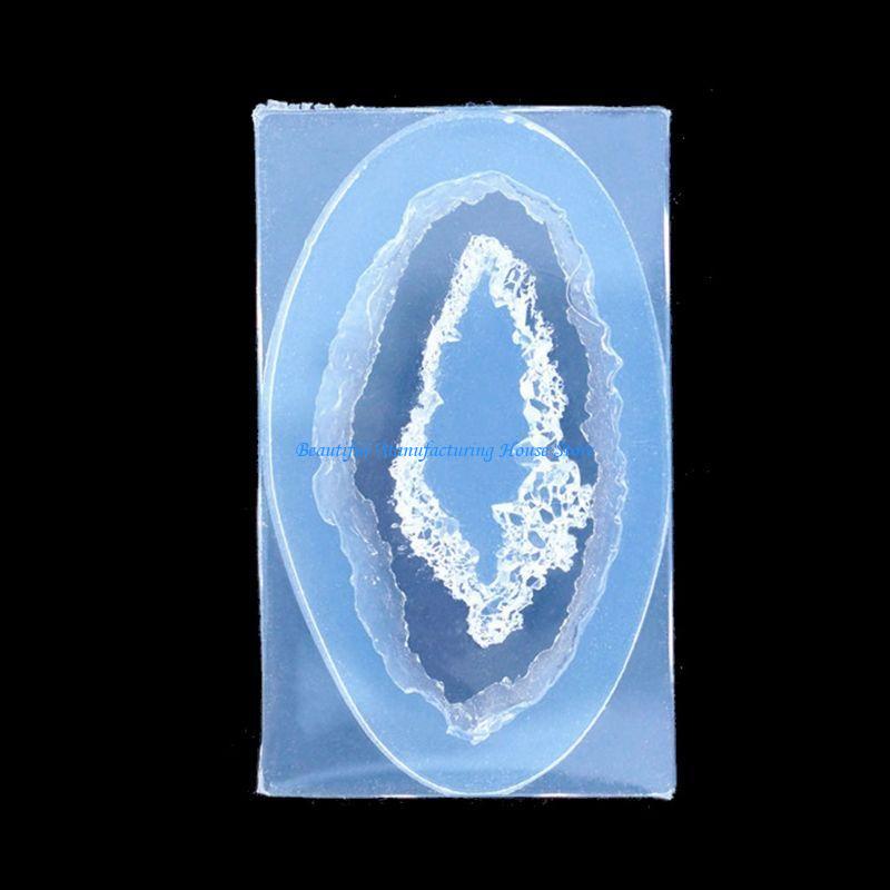 Geode Mold Silicone - Molde racimo roca cuarzo E56A para