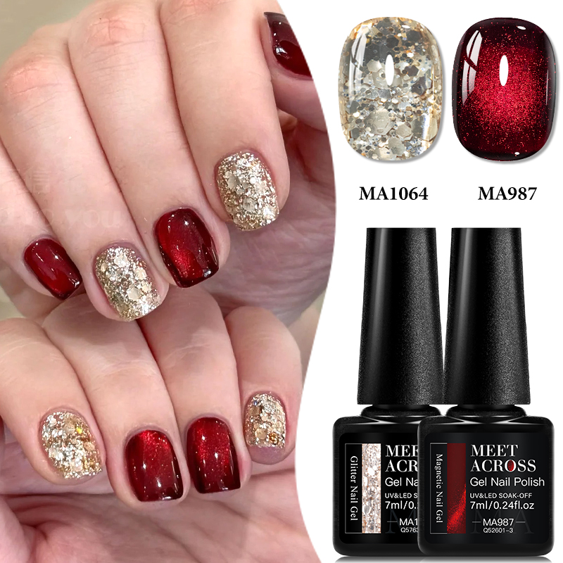 Resin Glitter Pack - Juego de 2 Esmaltes de Uñas