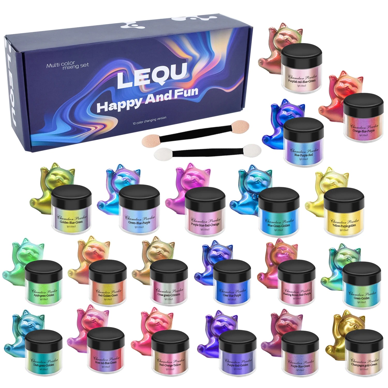 Resin Pigment Set - Un conjunto de pigmentos en polvo