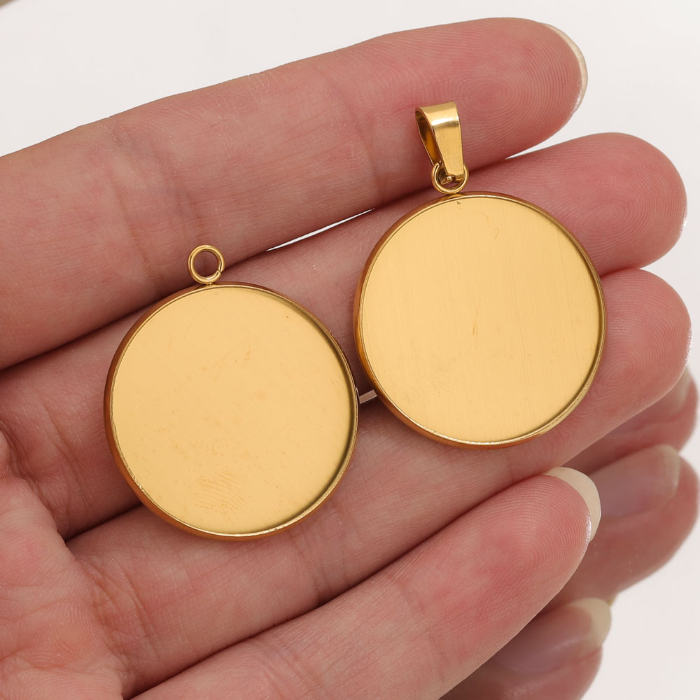 Resin Craft Projects - 10 Uds. De colgantes dorados de