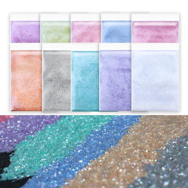 Resin Pigment Set - Polvo de Mica brillante de diamante,
