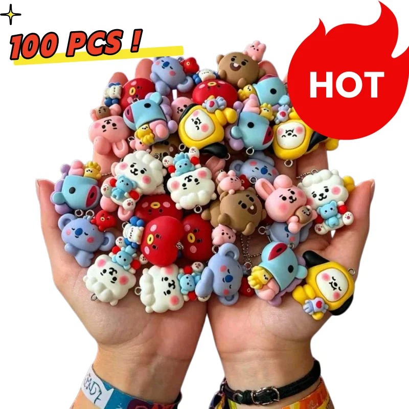 Resin Crafts - 7 piezas de dijes de resina