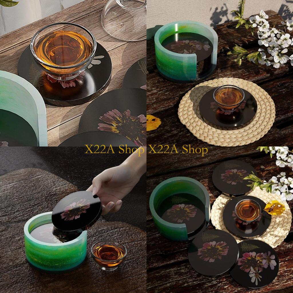 Geode Mold Silicone - Moldes silicona para posavasos geodas redondas
