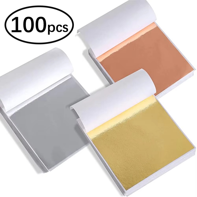 Gold Foil Flakes - 100 piezas de láminas de imitación