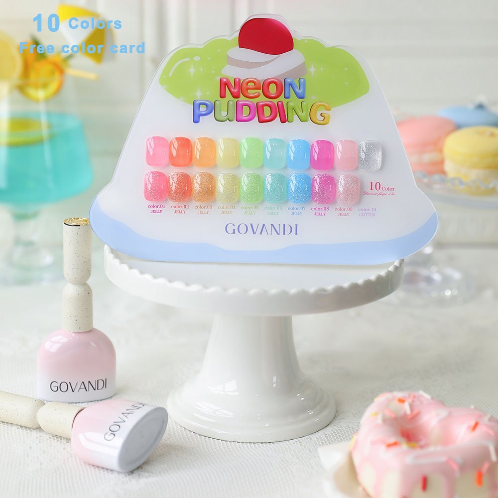Resin Glitter Pack - Primavera Verano 10 Uds helado Gel