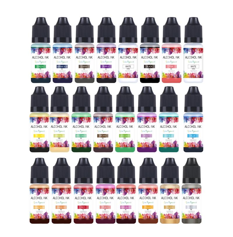 Tinta de Alcohol de 22 colores - Resin Dye Alcohol reseña y precio