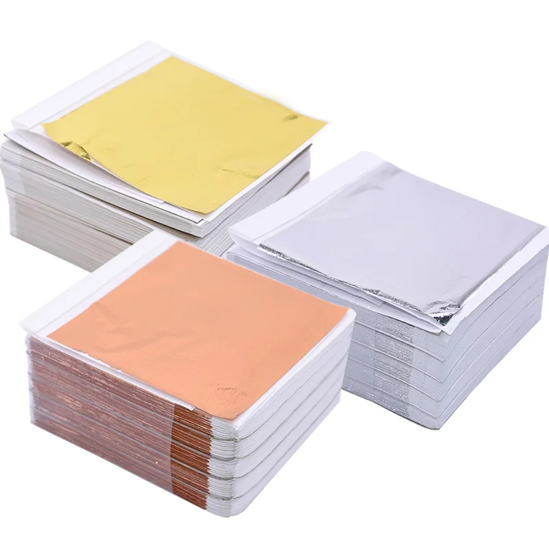 100 hojas de papel de imitació - Gold Foil Flakes reseña y precio