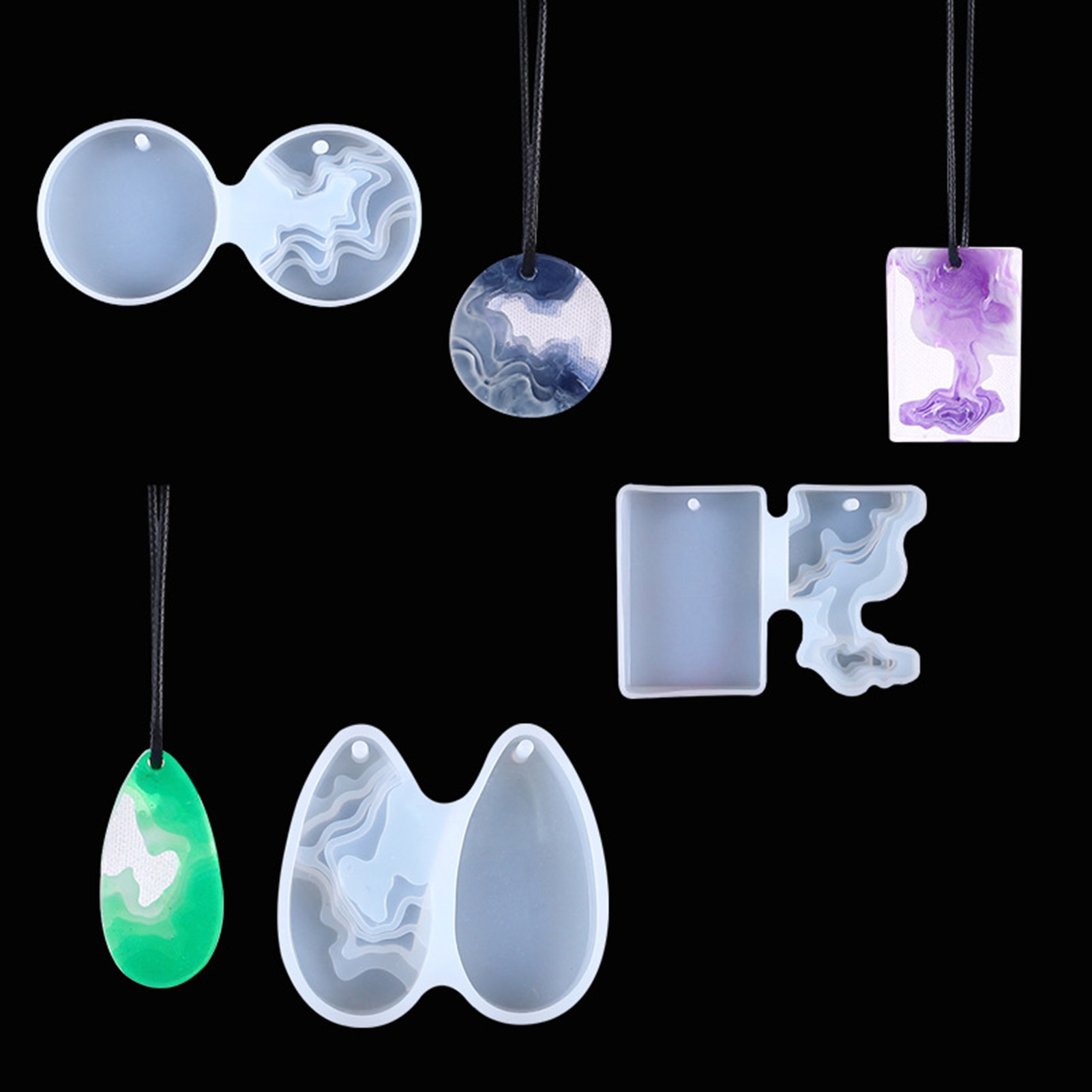 Juego de 3 Moldes de Silicona  - Geode Mold Silicone reseña y precio