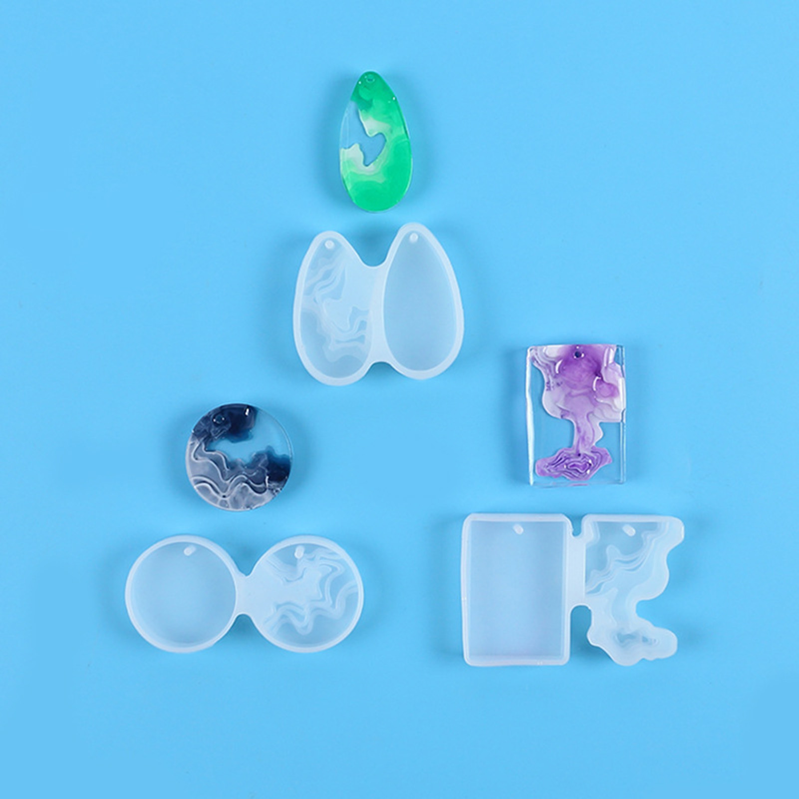 Juego de 3 Moldes de Silicona  - Geode Mold Silicone reseña y precio