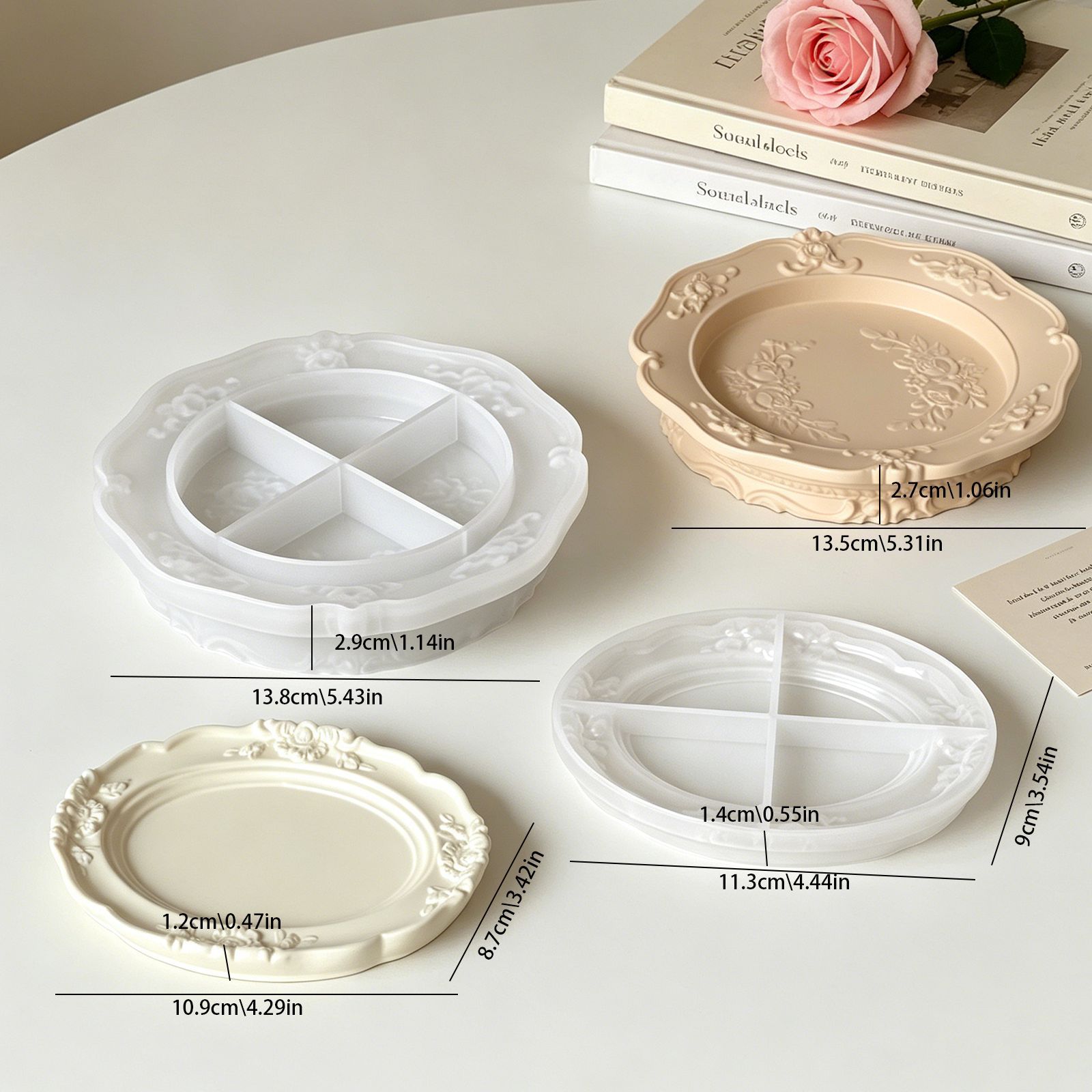 Elegante Molde de Silicona de  - Coaster Mold Round reseña y precio