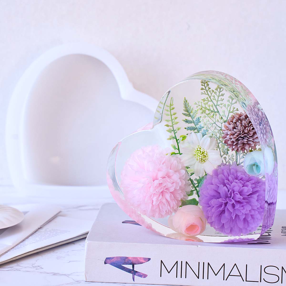 Molde de silicona grande con f - Resin Craft Ideas reseña y precio