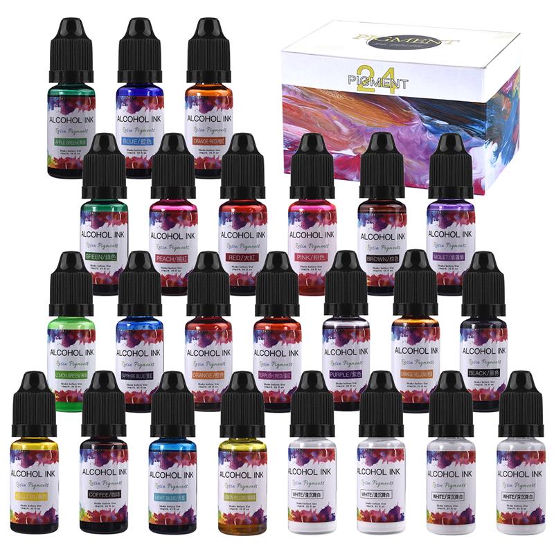 Juego de pigmentos de resina e - Resin Dye Alcohol reseña y precio