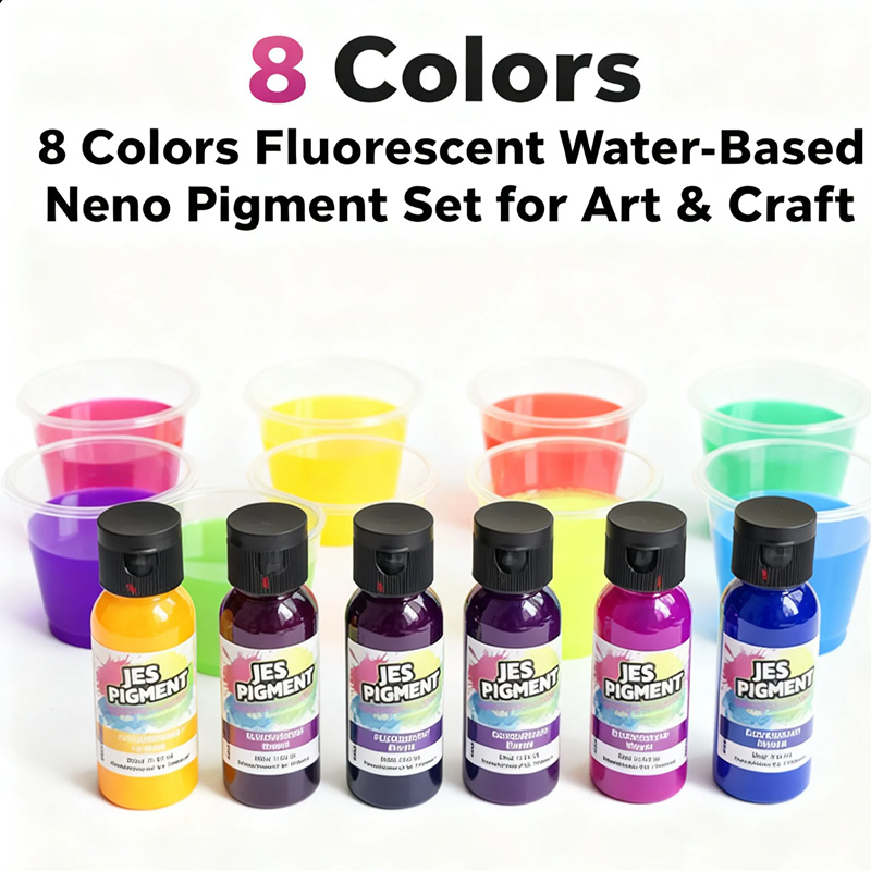 Pigmento fluorescente de 8 col - Resin Pigment Set reseña y precio