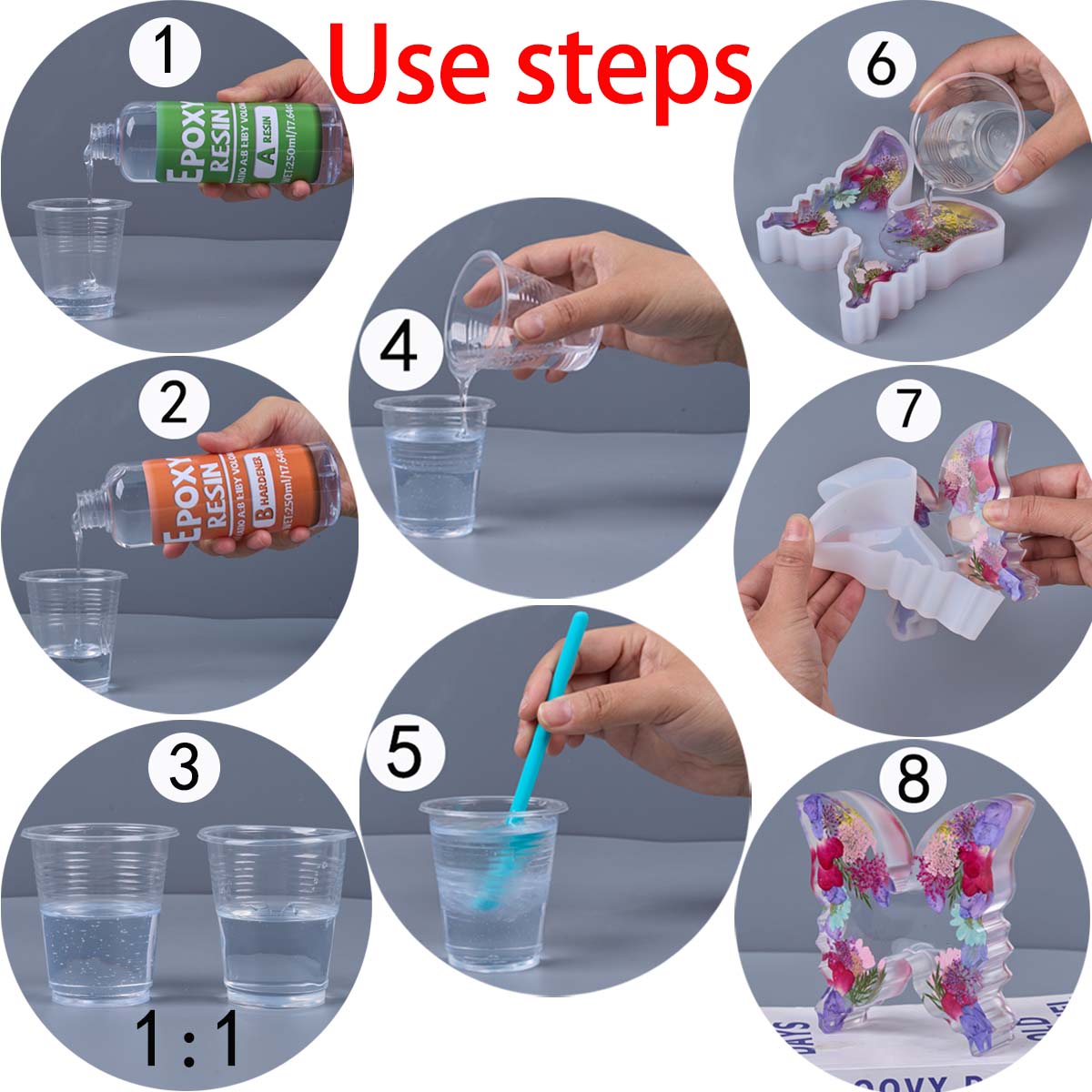 Kit de resina Epoxy con relaci - Resin Jewelry Kit reseña y precio