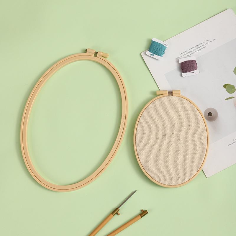 Aros de bordado ovalados de pl - Wood Ring Blank reseña y precio