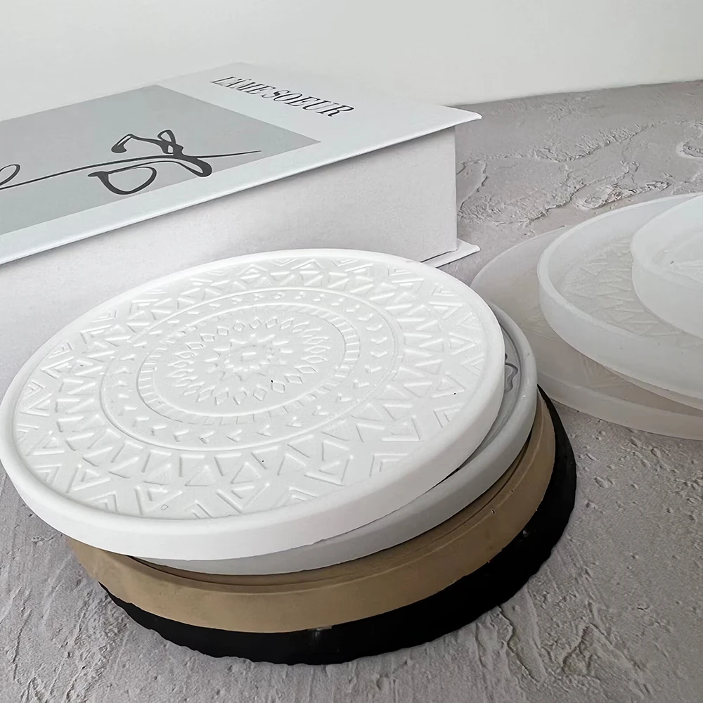 Molde de silicona de resina pa - Coaster Mold Round reseña y precio