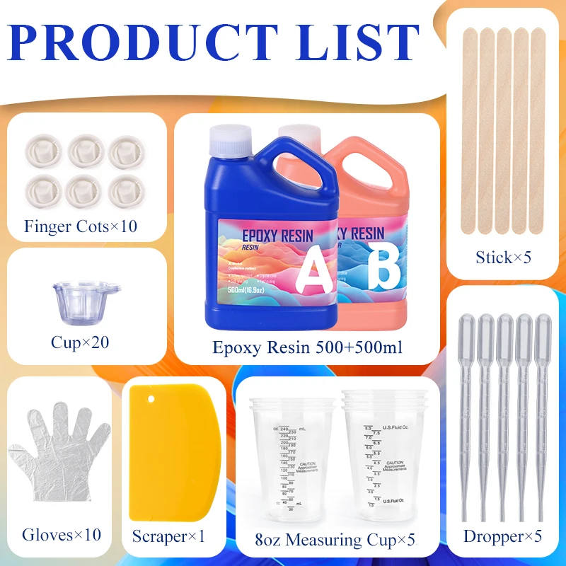 Kit de Resina Epoxi Fácil de M - Resin Jewelry Kit reseña y precio