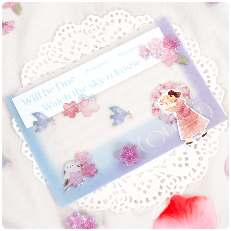 Pegatinas 3D de cristal Sakura - Resin Craft Material reseña y precio