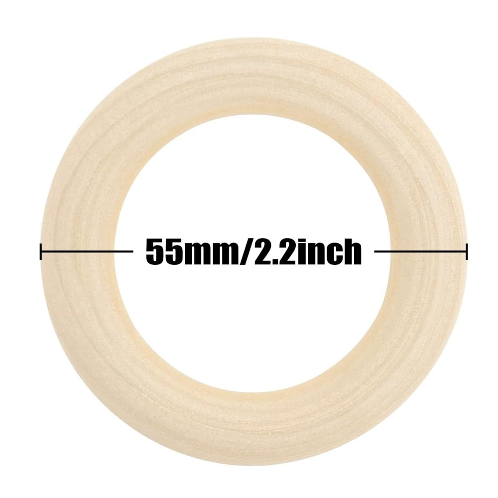 20 piezas anillos de madera pa - Wood Ring Blank reseña y precio