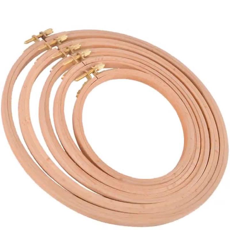 Aros de bordado de madera de h - Wood Ring Blank reseña y precio