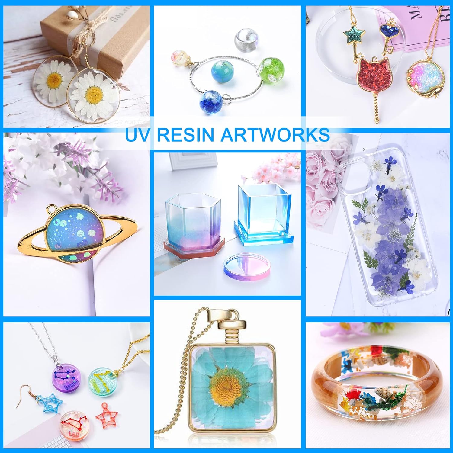 Resina UV Transparente de 250g - Resin Jewelry Kit reseña y precio