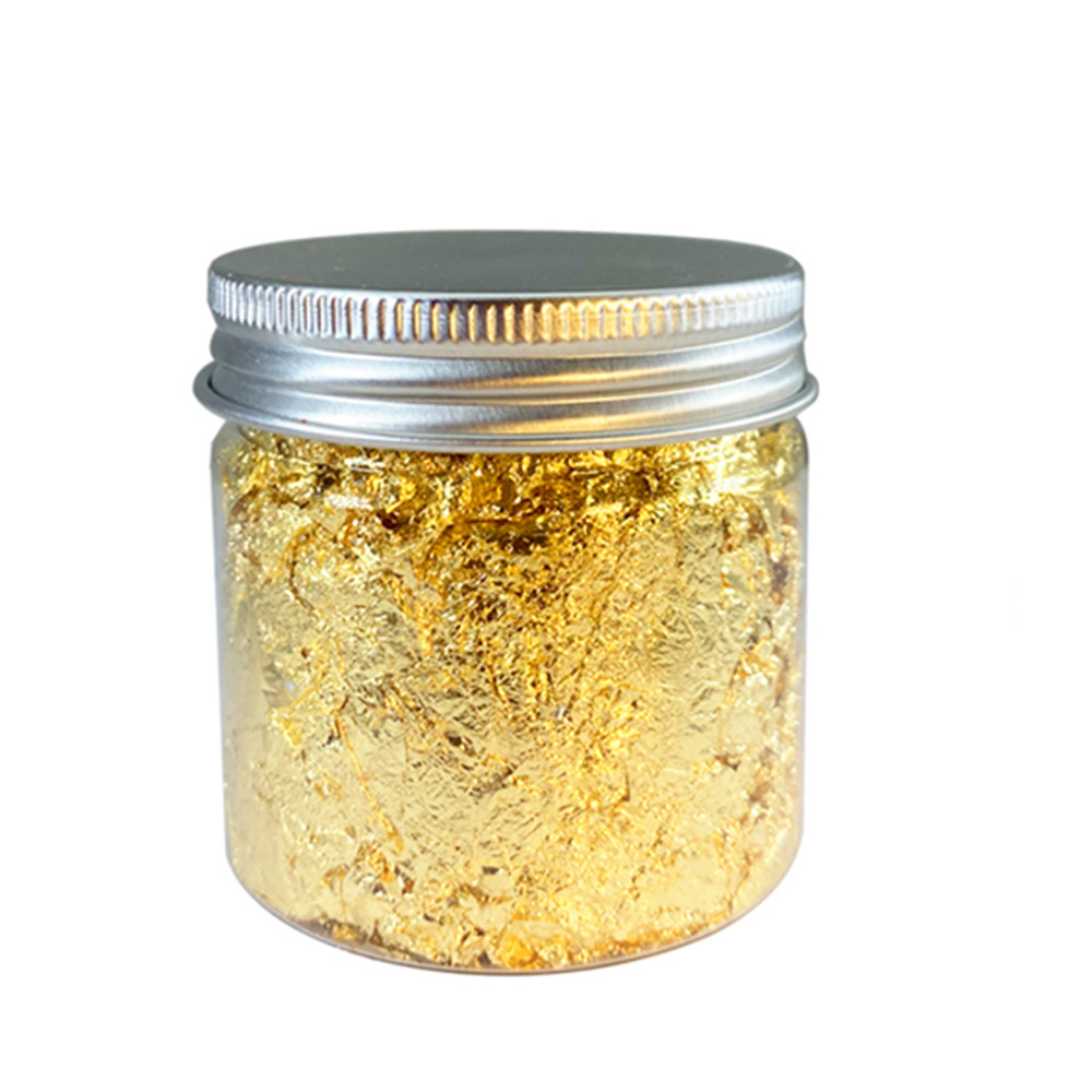 Lámina de imitación de oro ros - Gold Foil Flakes reseña y precio