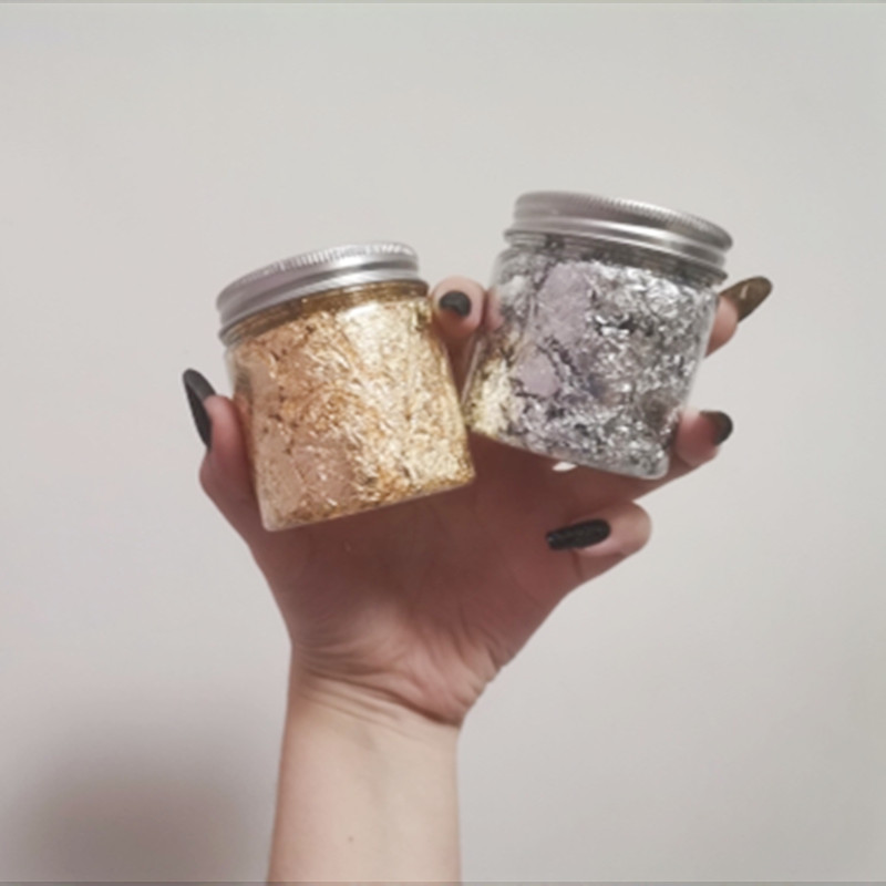 Lámina de imitación de oro ros - Gold Foil Flakes reseña y precio
