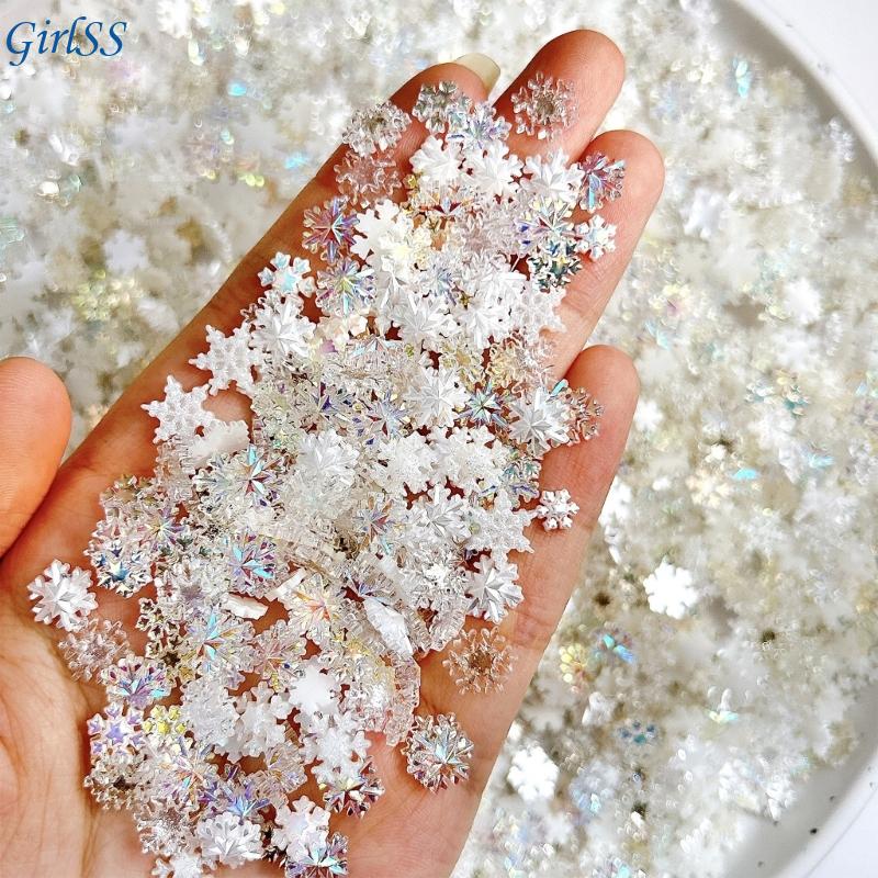 1 Juego dijes uñas nieve brill - Resin Glitter Pack reseña y precio