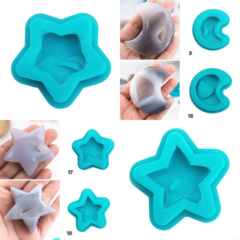 Moldes silicona para piedras p - Geode Mold Silicone reseña y precio