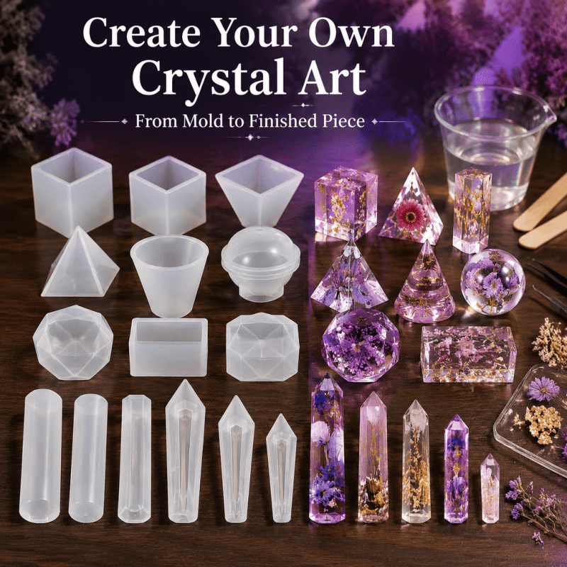 Juego de 15 moldes de silicona - Resin Jewelry Kit reseña y precio