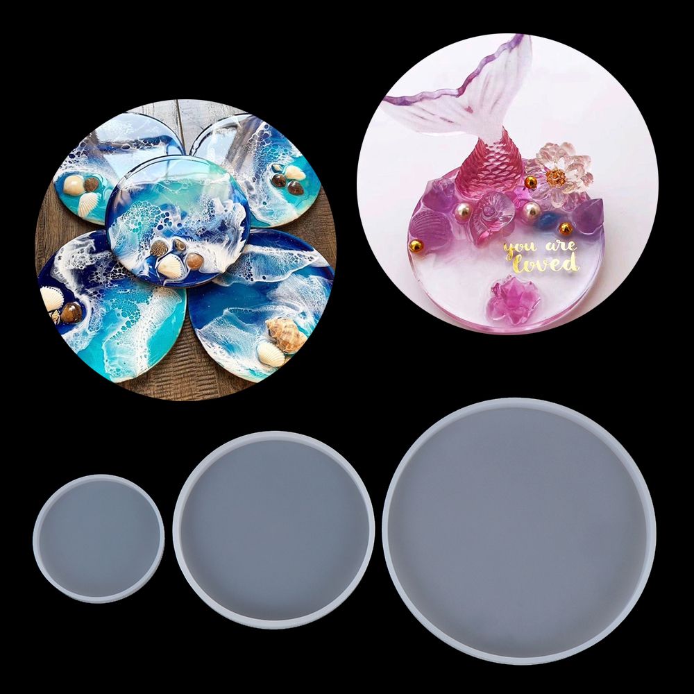 DIY artesanía de silicona, taz - Coaster Mold Round reseña y precio