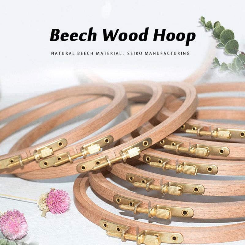 1 unidad de aro de bordado de  - Wood Ring Blank reseña y precio