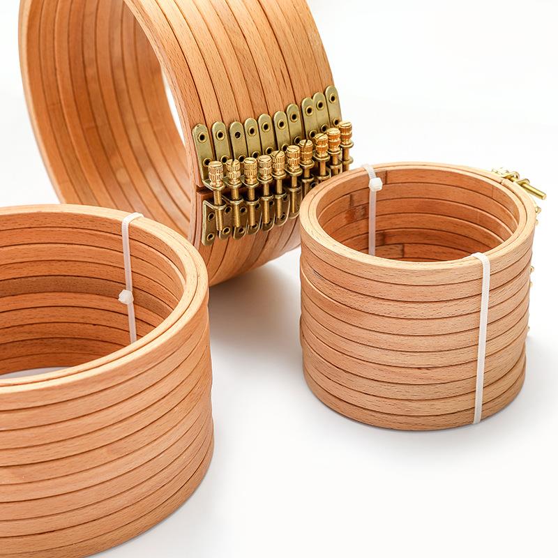 1 unidad de aro de bordado de  - Wood Ring Blank reseña y precio