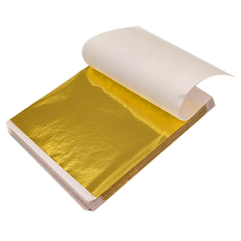 100 Uds. De papeles de alumini - Gold Foil Flakes reseña y precio