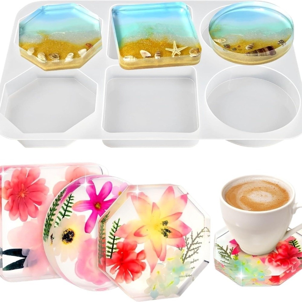Molde de silicona creativo par - Coaster Mold Round reseña y precio