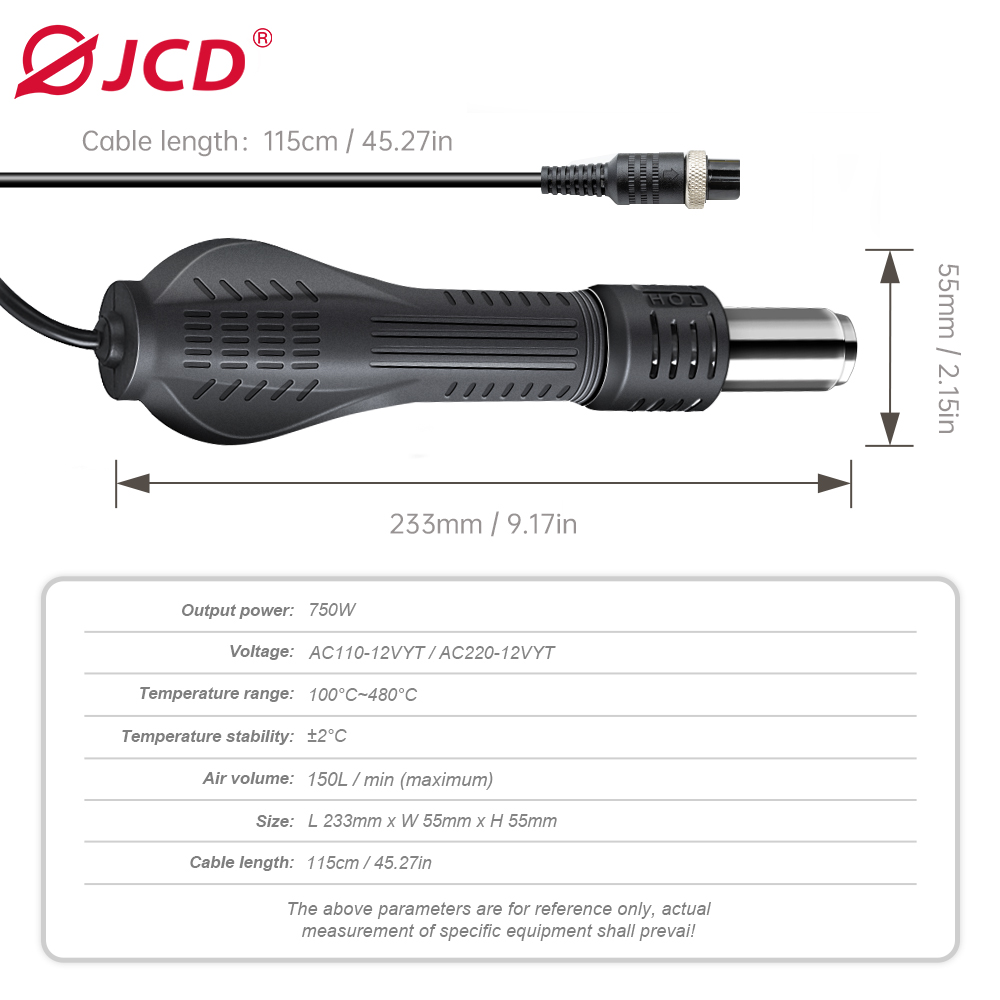 JCD-Estación de soldadura con  - Heat Gun Small reseña y precio