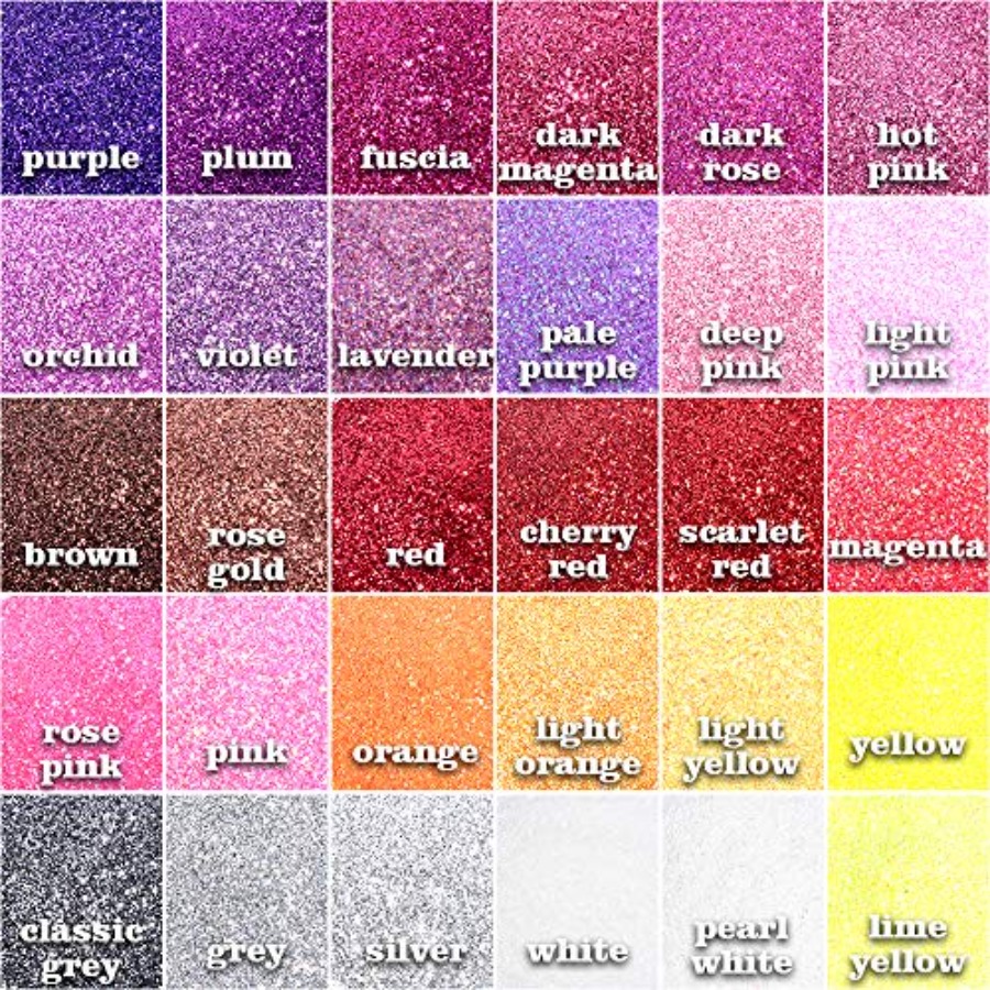Brillo Fino, 300g, 60 Colores, - Resin Glitter Pack reseña y precio