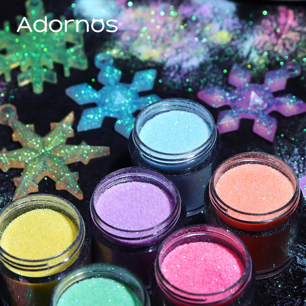 Polvo de azúcar con purpurina  - Resin Pigment Set reseña y precio