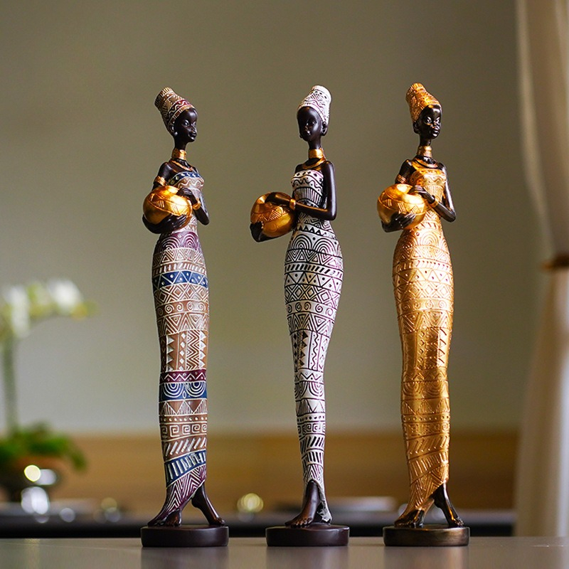 Escultura Retro Africana de Mu - Resin Crafts reseña y precio