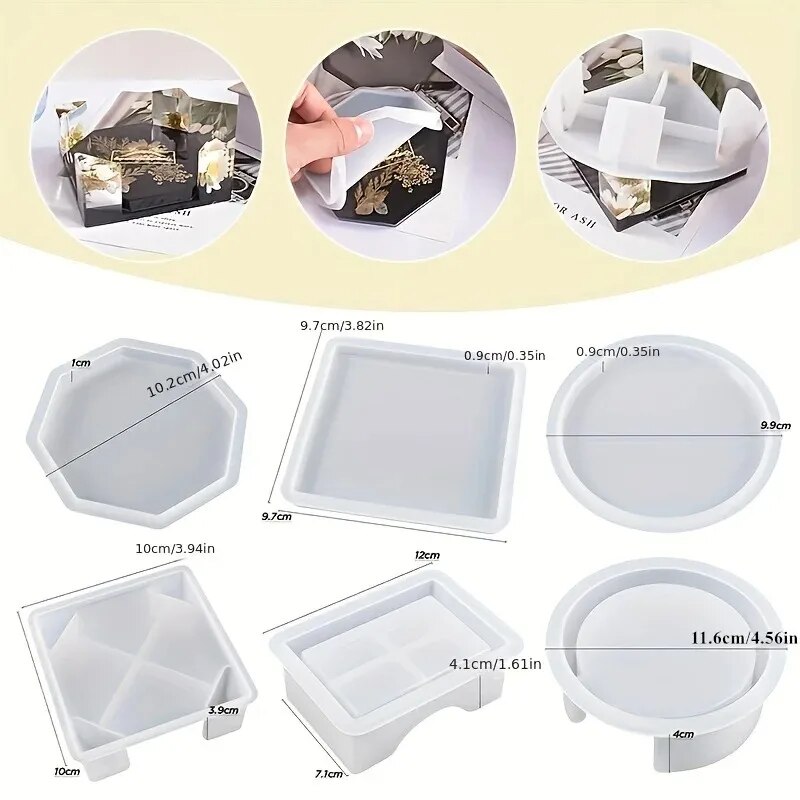 El juego de moldes de resina p - Serving Tray Mold reseña y precio