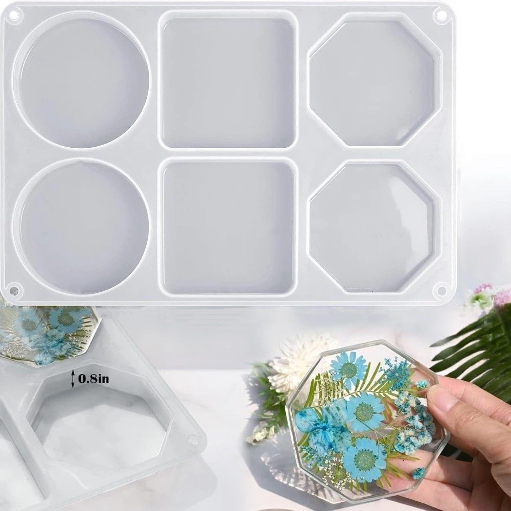 Posavasos creativos fáciles de - Coaster Mold Round reseña y precio