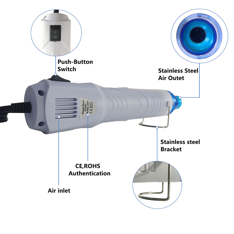 Pistola de calor de 220V, sopl - Heat Gun Small reseña y precio