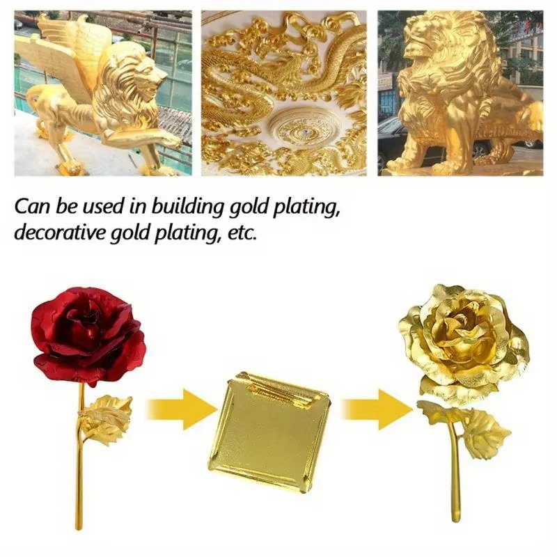 100 piezas de láminas de imita - Gold Foil Flakes reseña y precio