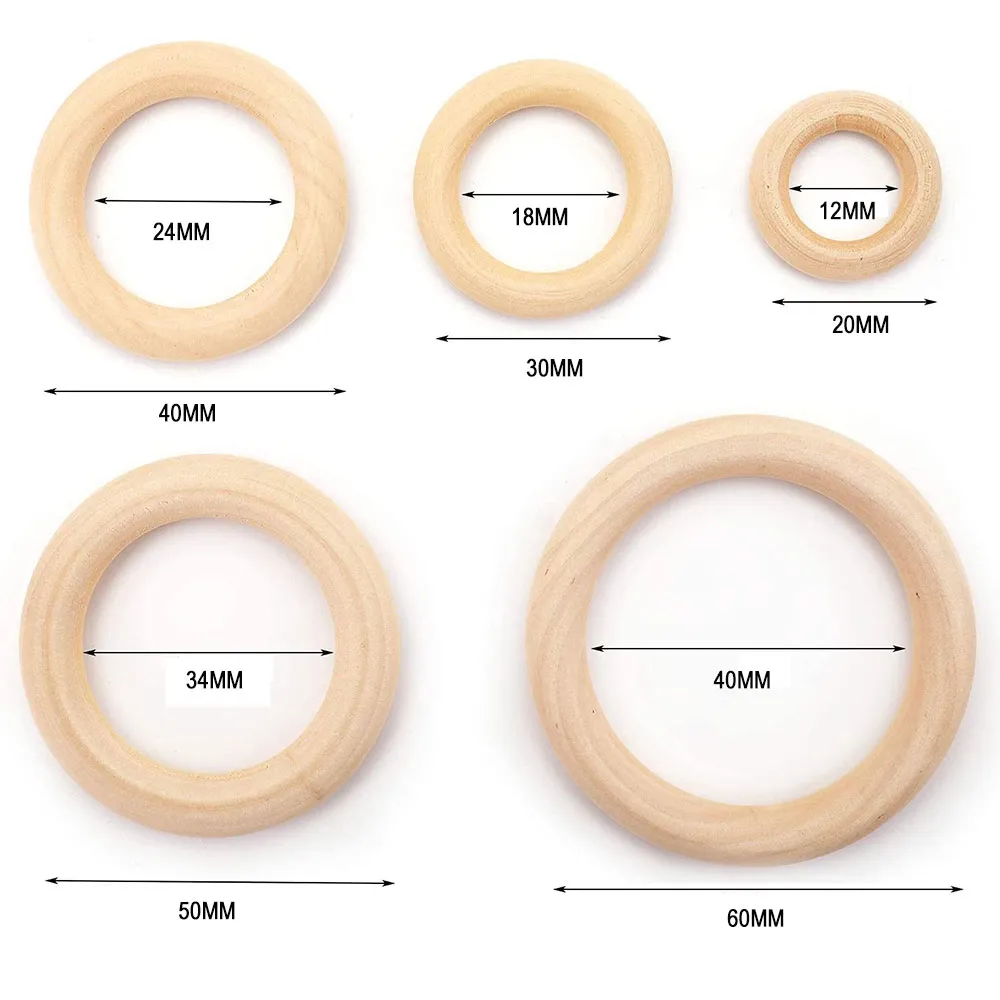 Anillos de madera para manuali - Wood Ring Blank reseña y precio