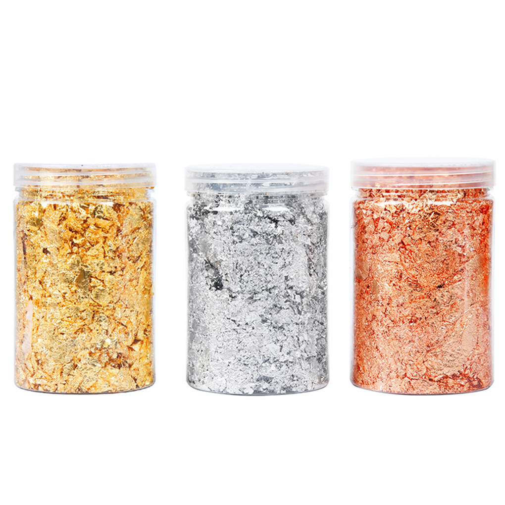 Copos Schabin de hoja de oro a - Gold Foil Flakes reseña y precio