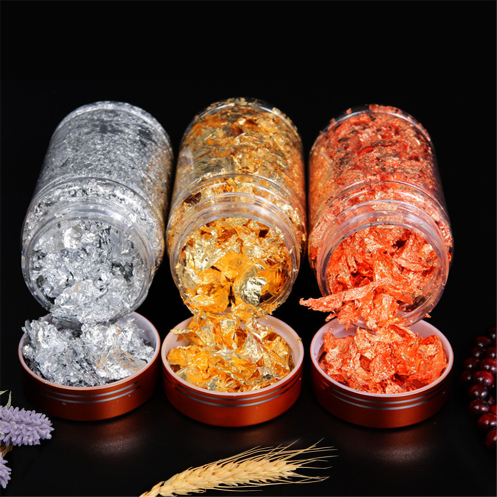 Copos Schabin de hoja de oro a - Gold Foil Flakes reseña y precio
